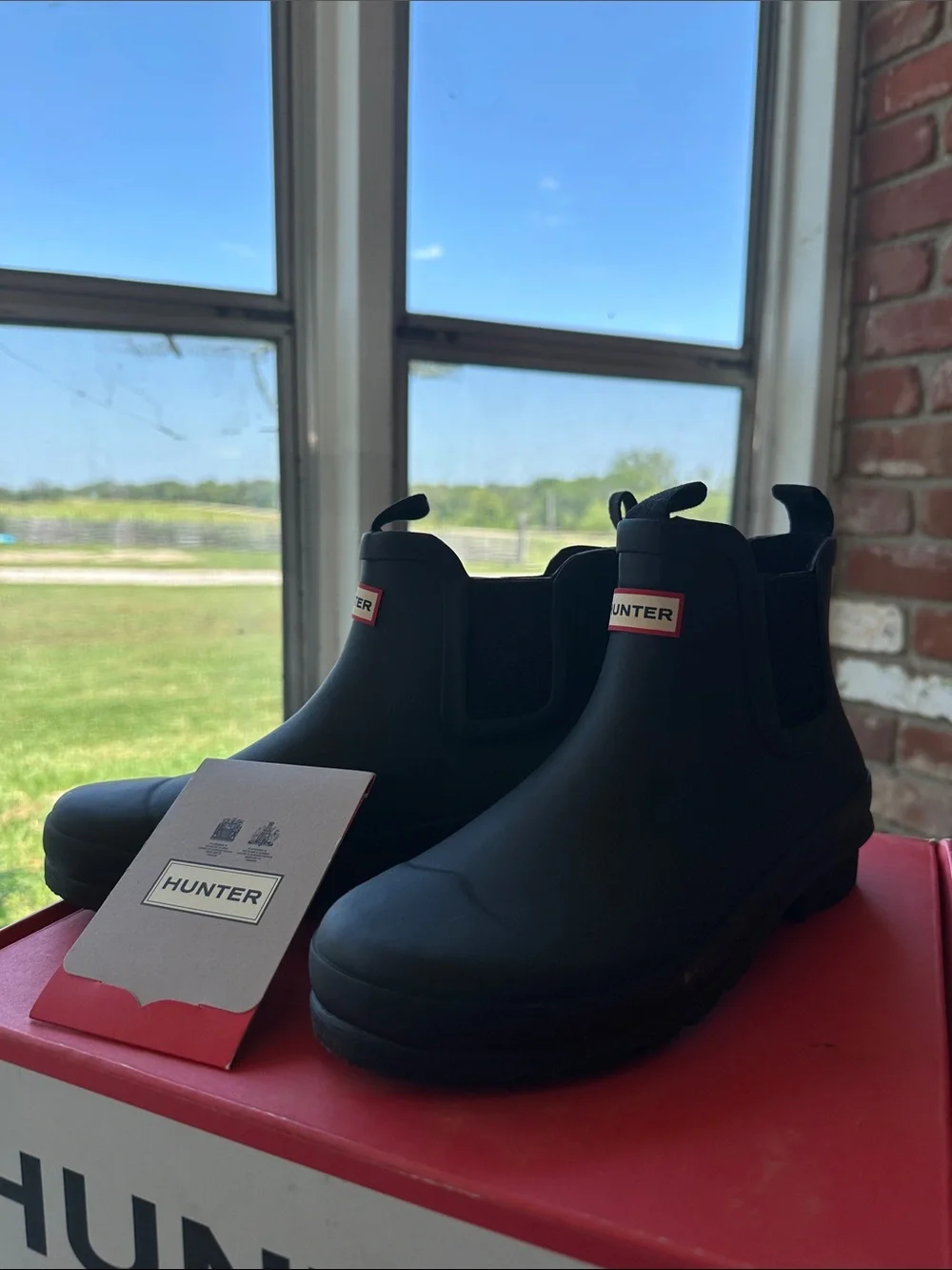 Hunter Rain Boots- Chelsea- Black